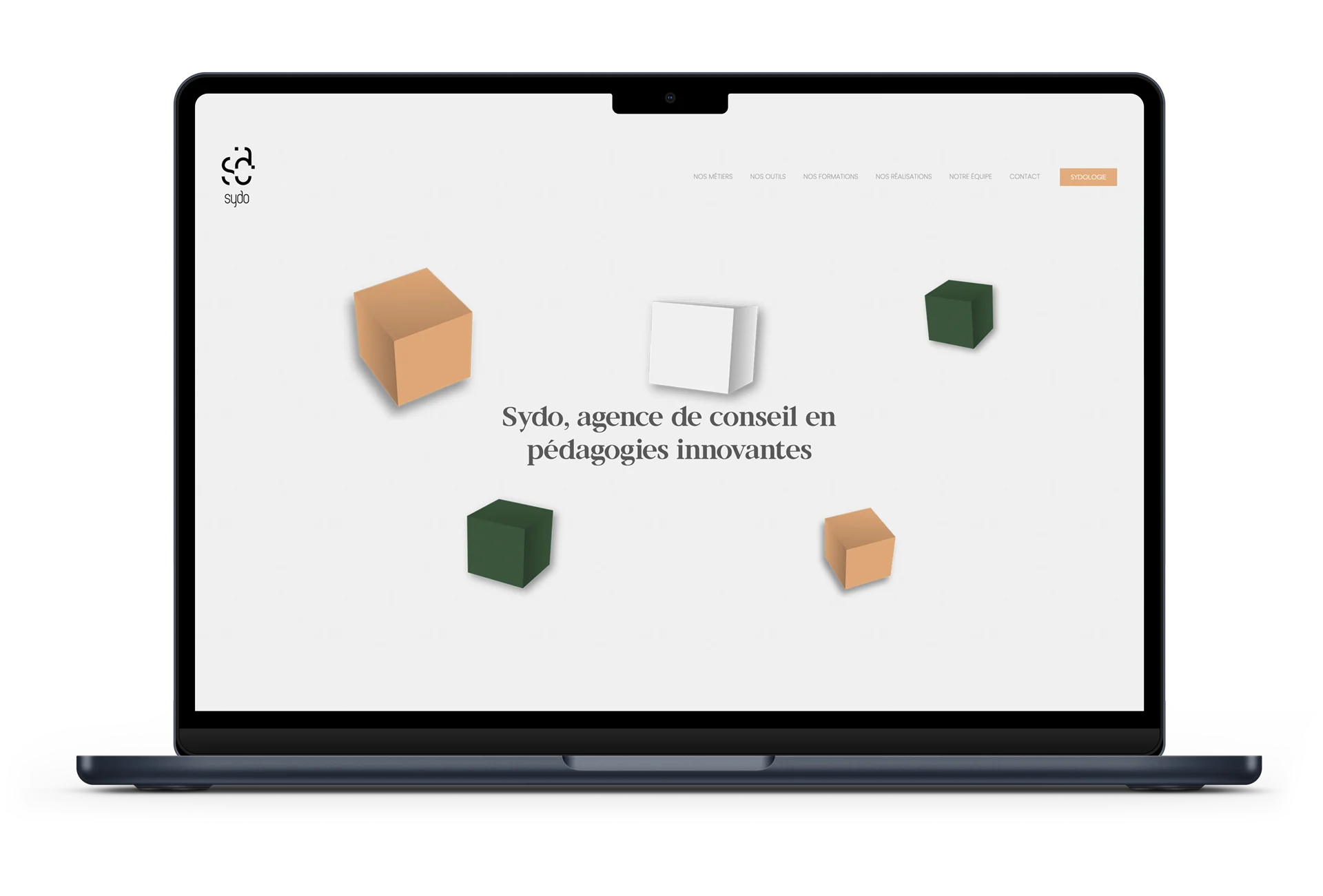 Site internet Sydo – Accueil Page d'accueil du site internet de Sydo