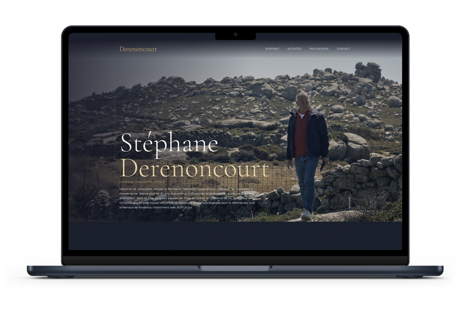 Derenoncourt – Site internet Site internet de Stéphane Derenoncourt