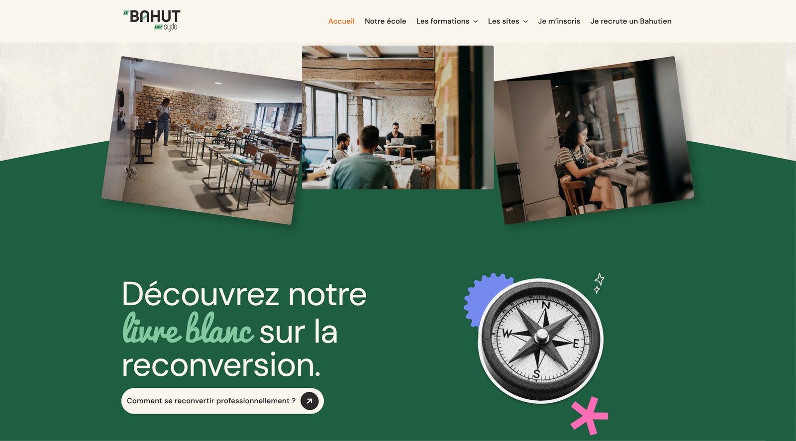 site-le-bahut Page d'accueil du site internet de l'école Le Bahut